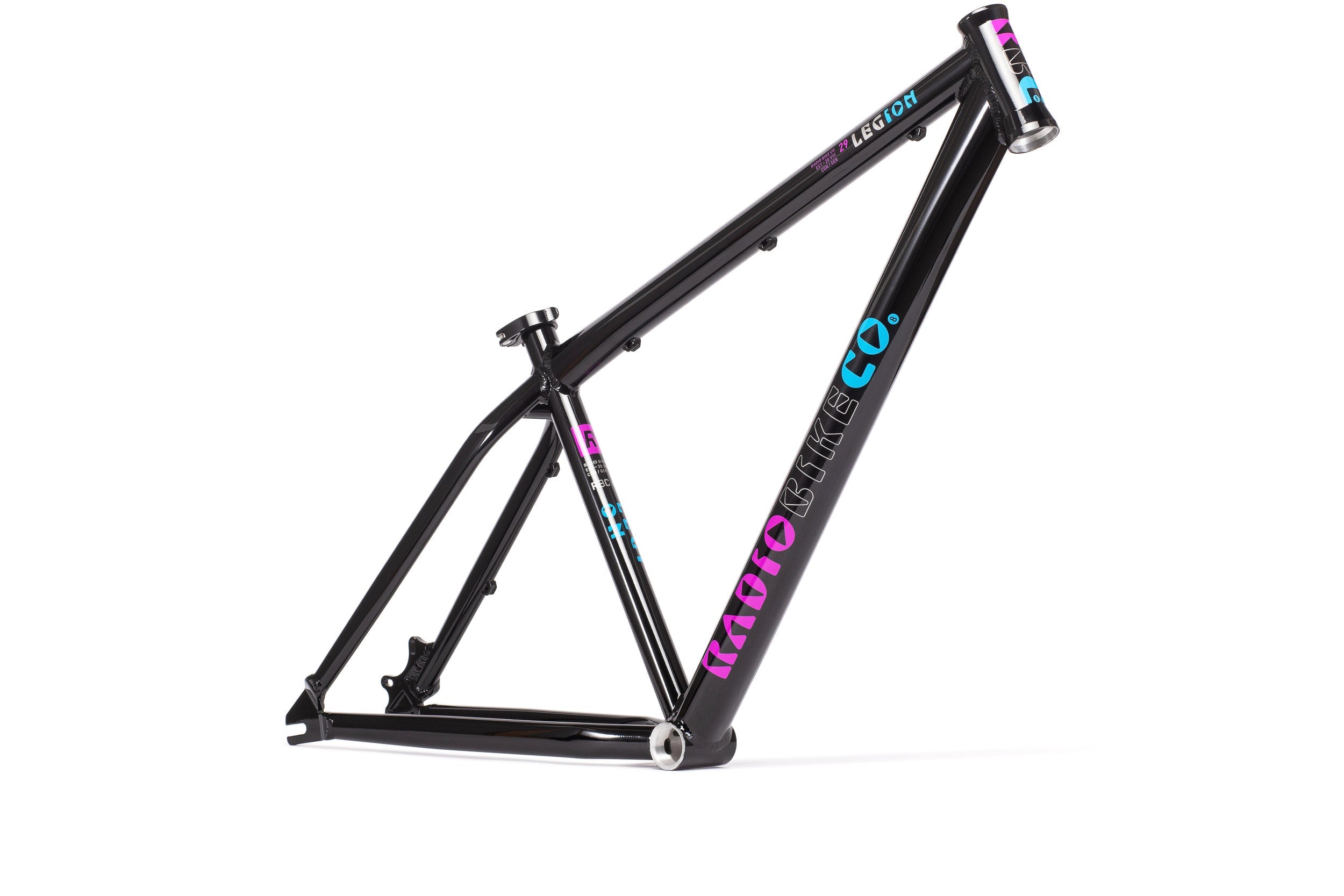 MASH* steel frame set (purple/blue starry night) - BLUE LUG