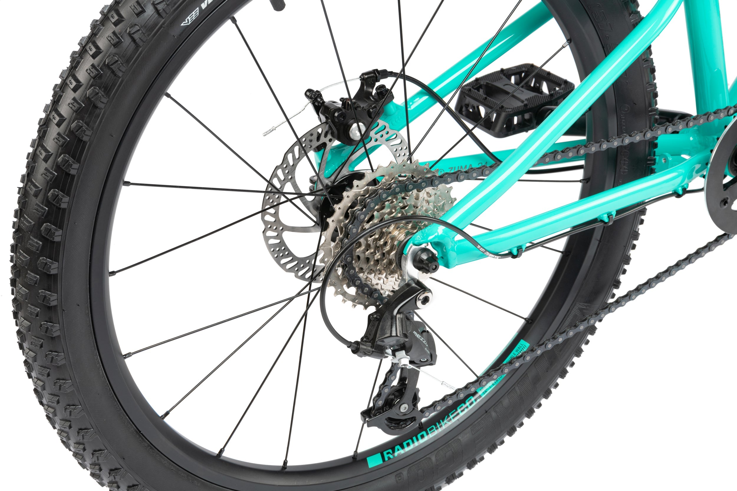 NEU! Radio ZUMA 16" Kinder MTB Komplettrad 2024 cyan UVP479€